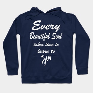 Inspirational Motivational Beautiful Flying Quote Hoodie